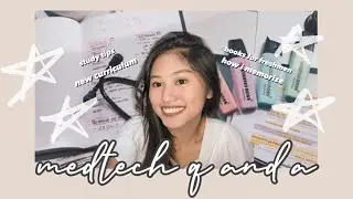🖇 MEDTECH Q&A 💉 (study tips, books for first year, how i memorize etc)