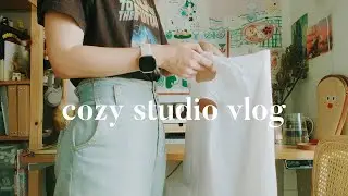 A Week In My Studio 🎨 Painting Process From Research, Ideas, Sketching | Studio Vlog