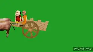 bail gadi motu patul green screen video/green screen video/bullock cart green screen 