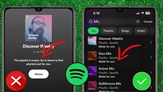 Как исправить ошибку «Плейлист Spotify пуст» | Spotify не воспроизводит песни | этот плейлист..