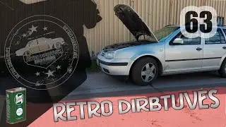 Projektas GOLFAS ŽVĖRIUKAS! Iš Volkswagen 1.9 TDI 66KW į 130KW || RETRO Dirbtuvės