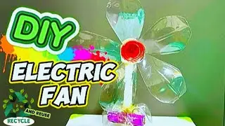 ElectricFan Battery Operated | Mini Handheld Fan Battery Operated | Reuse Plastic Bottle Craft Ideas