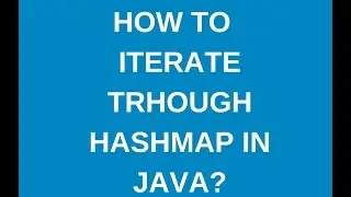 How to iterate through hashmap in java?