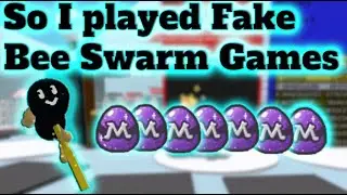 So I played fake Bee Swarm Simulator games...