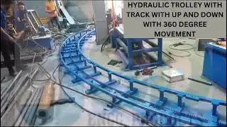 Hydraulic Trolley with Track #hydraulic #trolley #track #hydraulics #madeinindia #solution #machine