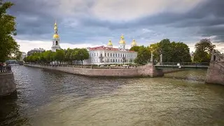 🇷🇺 4K I walked along the Kryukov canal, a cozy place in Saint Petersburg.