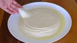 Just add water and salt to the flour!! I no longer shop in stores! Easy and delicious!