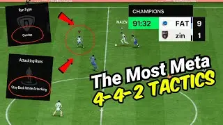 The Best Attacking Custom Tactics in FC 24 | 4-4-2 Tactics Revealed
