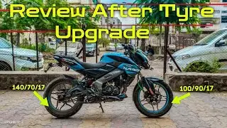 Review After Upgrading Tyres 🔥#ns125 #trending