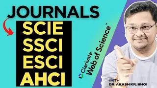 SCIE, SSCI, AHCI and ESCI Journals || SCI indexed Journals || Web of Science || Hindi
