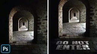 Perspective Text - Add Text to Anything in Photoshop | Photoshop Tutorial