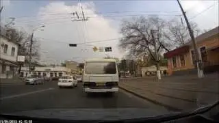 Т585ЕМ Приднестровье зажигает на дорогах Одессы 21.04.13 15.15