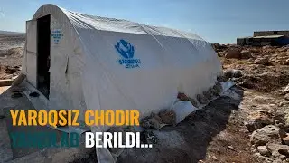 Yaroqsiz chodirlarni yangilash loyihasi | #001 {Videoni kengroq ulashing} Saxovatli Qo'llar