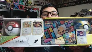 Opening 3 pack Eevee Bundle from Costco! Pokemon TCG