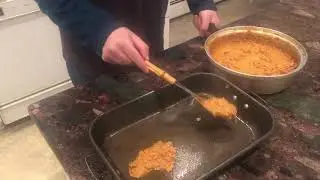 Layering Bolognese sauce