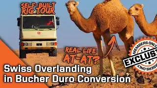🚛 Swiss Couple Converts Ex-Military Truck to Overland the World 🌎 Bucher Duro Camper Conversion