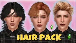 PACK DE CABELOS MASCULINOS [ATUALIZADO 2023] - The Sims 4