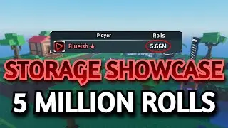 MY STORAGE SHOWCASE 5 MILLION ROLLS!!!! (Sol's RNG)
