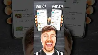 30 Days #MrBeast Shorts Challenge ( Crazy Results ) #Shorts