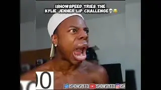 Ishowspeed tries the kylie Lip challenge💀😂
