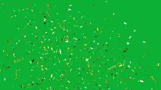 Free Confetti Green Screen 