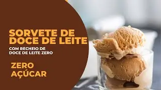 SORVETE CASEIRO DOCE DE LEITE ZERO AÇÚCAR