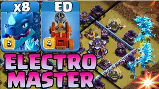Electro dragon attack strategy with flame finger in Clash of Clans ll coc ll 2023 ll OP Attack TH15