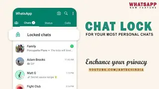 Whatsapp Chat Lock | Whatsapp New Feature to enhance your Privacy