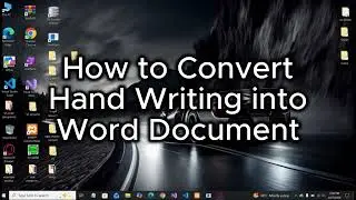 Convert Handwriting to DOC Format | Handwritten Notes to Word Document | Easy Method