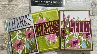 Stampin' Up! FB Replay  3/9/23Alphabet A La Mode Dies - No stamping cards