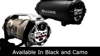 BLACKMORE BTU-5001 Bluetooth Rechargeable Cylinder Speake Mp3 Music Player + PA Function