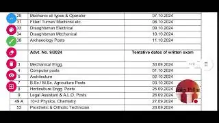 Hssc Various Group Exam Date Out 2024 #latest #haryana
