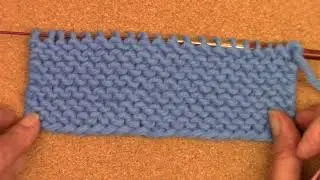 How to Count Garter Stitch Rows