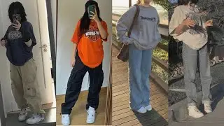 OUTFITS DE ROPA HOLGADA PARA CHICAS 💋🤍