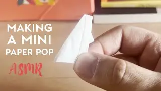 Making A mini Paper Pop - Rolling Paper Alt Use #paperpop #asmrsounds