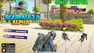 🎯 Scarfall 2.0 Alpha Version Gameplay | AWM Sniper Showdown! 🏹