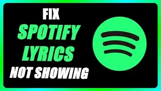 How To Fix Spotify Lyrics Not Showing