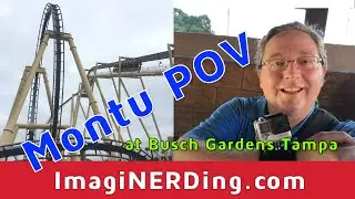 Montu Front Seat POV GoPro Hero 4 Busch Gardens Tampa Roller Coaster Crusade