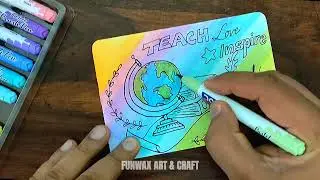 Teachers Day card making easy | Happy teacher's day greeting | DIY Simple card idea