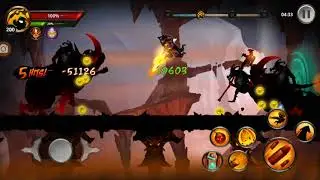 stickman legends - dark knight ignite  lvl 200 - full upgrade - kill All boss Nightmare