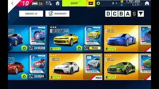 Quick View of All Unlocked Cars l Asphalt 9 Legends
