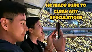 BTS Taehyung Confirms Being With Hobi At IU's Concert | BTS V 뷔 & j-hope Enjoys VHOPE Outing