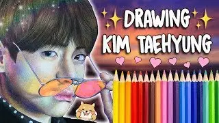 BTS: Kim Taehyung (V) Colored Pencil Drawing