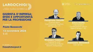 Largo Chigi | 13 novembre - Giurista d’Impresa: sfide e opportunità per la professione.