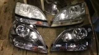 Замена фар на Lexus RX300 2002. Фары от VIPMotoZ