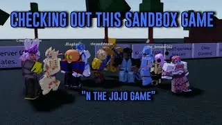 Checking Out n the jojo game!