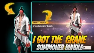 I got the crane summoner bundle | 2nd Mystery Shop Of August OP Bundle | #shorts #SHORTS #freefire