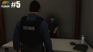 INTERROGATING a SUSPECT in a *REALISTIC* FiveM Server...