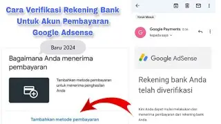 CARA VERIFIKASI REKENING BANK MANDIRI DI ADSENSE TERBARU 2024