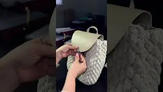Майстер-клас по в'язанню гачком рюкзачка Mini вже на нашому youtube-каналі #trikolino  #рюкзак